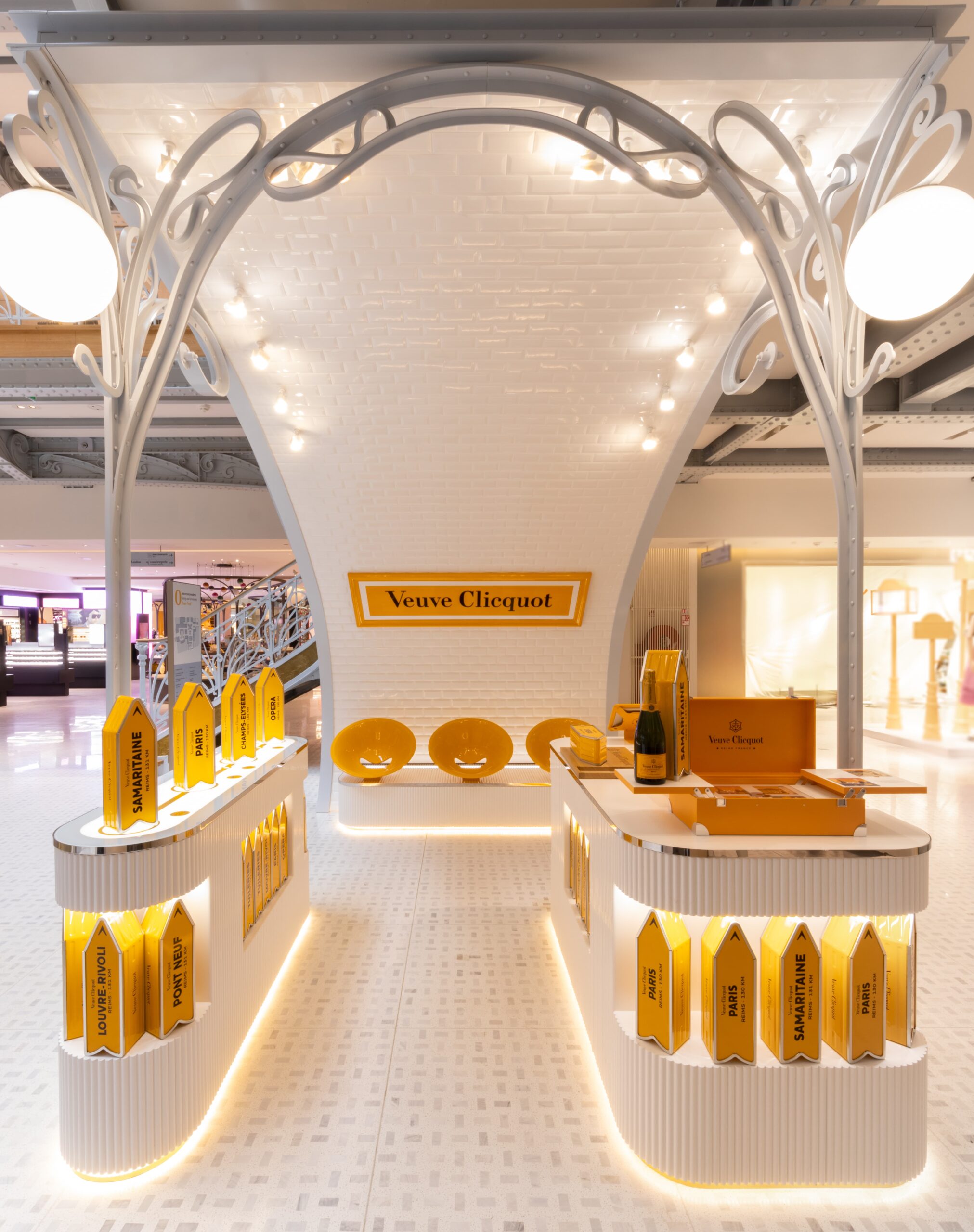 Veuve Clicquot La Samaritaine Malherbe Paris